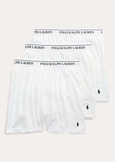 Men's Polo Ralph Lauren Knit 3-Pack Boxers | 532980ZDA